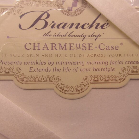 BRANCHE White Silk Charmeuse 20" X 28" Standard/Queen Pillow Case--NIB - Picture 2 of 5